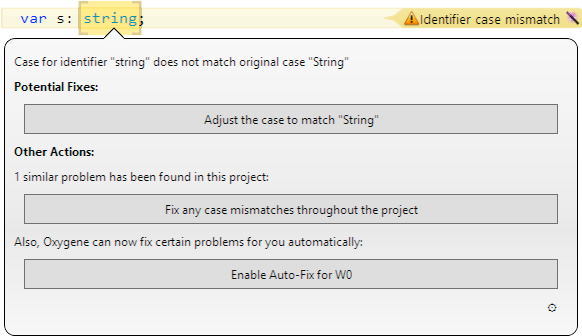 Fix AllTreat Fixable Errors as Warnings