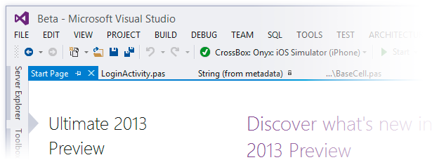 Visual Studio 2013 Preview